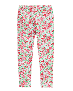 Calça Legging Branca Floral RALPH LAUREN - Menina