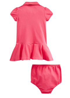 Vestido Polo Salmão RALPH LAUREN - Baby Girl (0 a 24 Meses) - comprar online