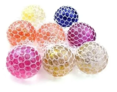 Squishy Ball Pelota Esfera Orbis Antiestres Pack X3 Texturas