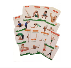 Juego De Yoga Actividades Ejercicios Adultos-niños Coordinac - comprar online