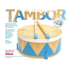Tambor De Pie Instrumento Musical Escuela Primaria Jardines - comprar online