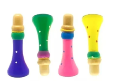 Trompeta Silbato Madera Colorida Corneta Infantil Souvenir - comprar online