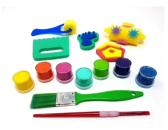 Kit De Arte texturas Y Colores Didáctico