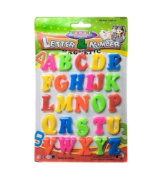 Letras+números Abecedario Imantados Plástico Didáctico 2cm - comprar online