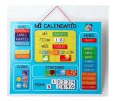 Calendario Imantado Agenda Visual Tea P/ Casa Escuela Consul - comprar online