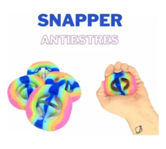 Snapper Ventosa Fidget Juego Sensorial P/el Estrés Ansiedad - comprar online