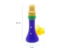 Trompeta Silbato Madera Colorida Corneta Infantil Souvenir en internet