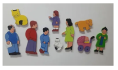 Imagen de Animales De Selva Granja Familia O Transportes Imantados