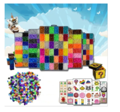 15 Colores Hama Beads+pinza+papel+1 Base 15 Cm 1500 Unidades en internet