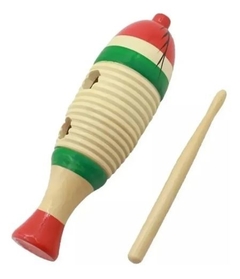 Guiro Güiro Raspador Madera Instrumento Musical Infantil