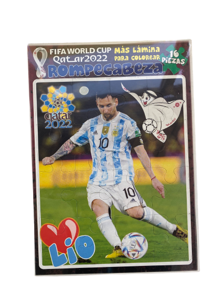 Puzzle Argentina Messi World Cup - Rompecabezas Argentina Messi