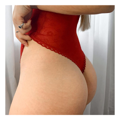 Body de encaje rojo - tienda online