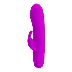 Vibrador con estimulador de clítoris