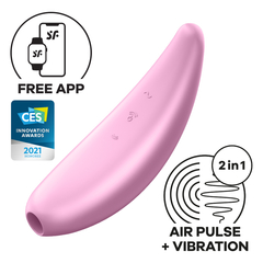 Curvy 3+ Satisfyer succionador y vibrador - comprar online