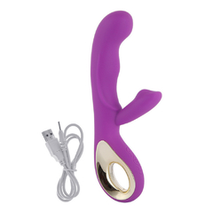 Vibrador estimulador de punto G y clítoris recargable USB en internet