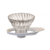 Suporte para filtro de café Hario V60 01 de Vidro Branco