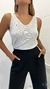 Musculosa Hilo C/Strass - tienda online