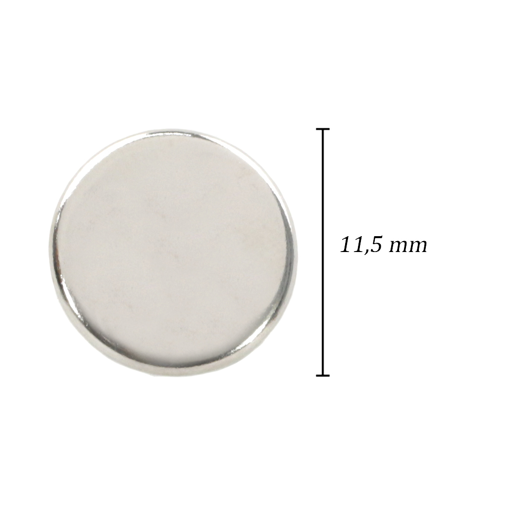 Botão de pressão latão 11,5 mm Eberle BT7.115.38.EE.L NIQ c/ 200 un - comprar online