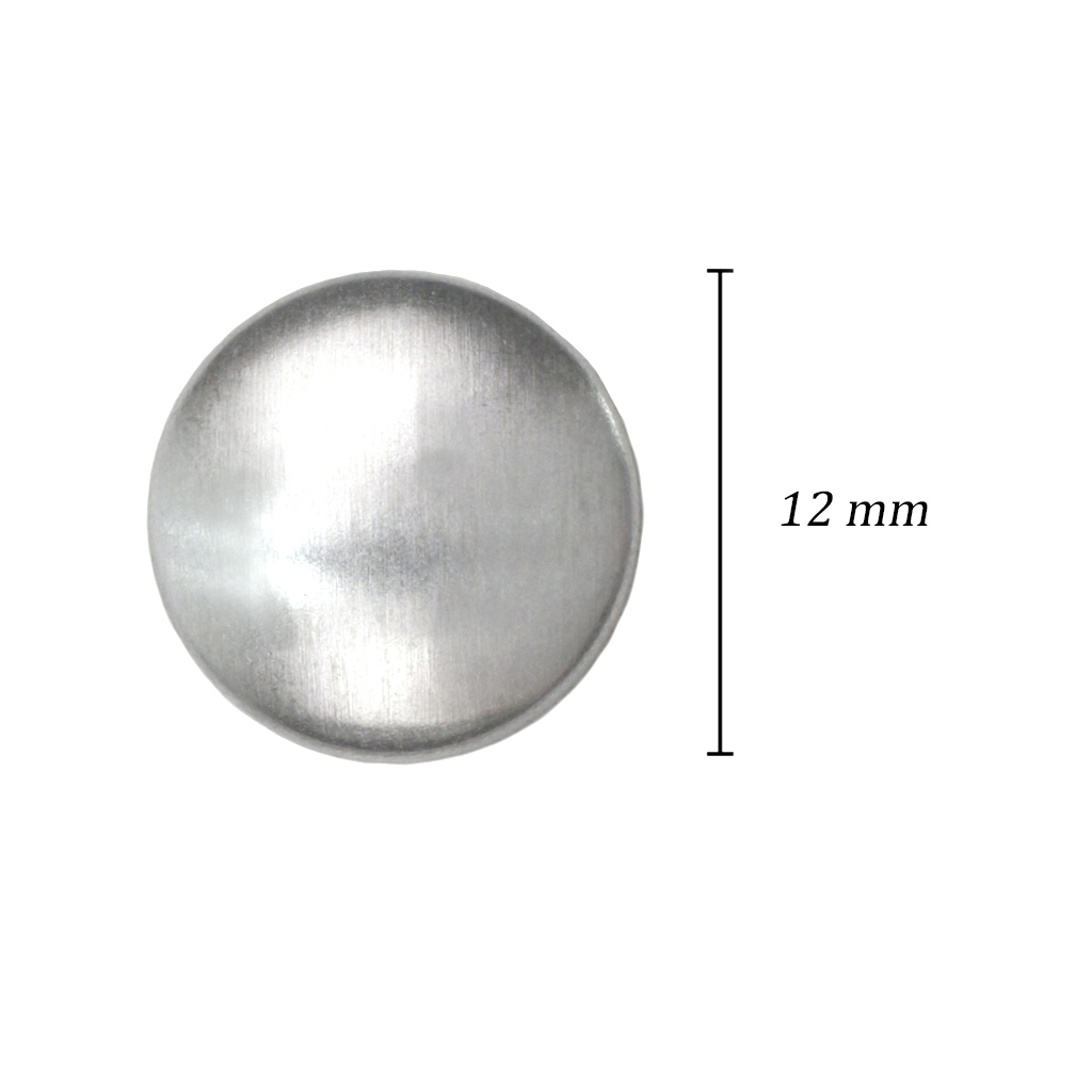 Botão bombê 12 mm Cardenas branco c/ 144 un - comprar online