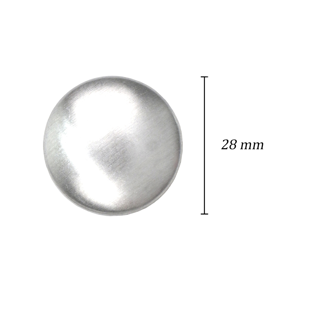 Botão bombê 28 mm Cardenas branco c/ 144 un - comprar online