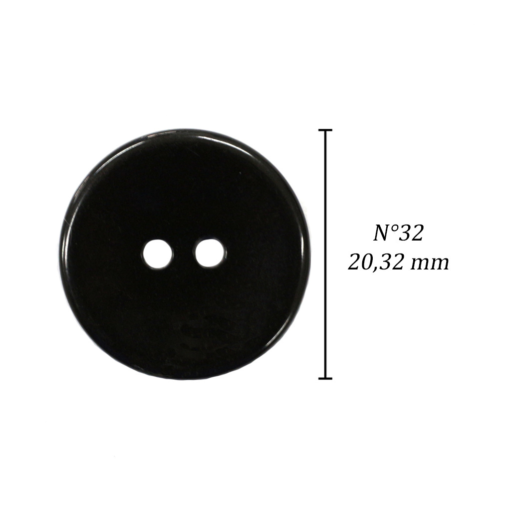 Botão de casear 20 mm Corozita 1020/32 preto c/ 144 un na internet