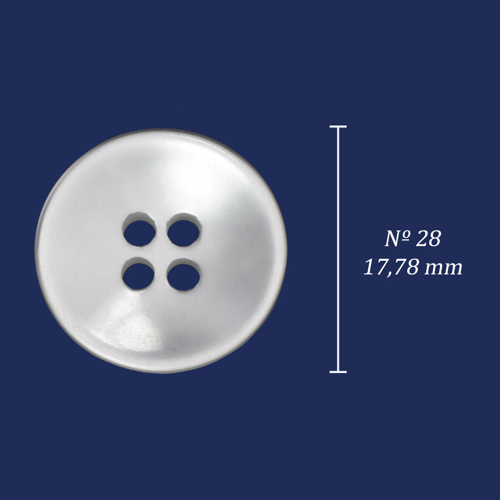 Botão de casear 18 mm Corozita 1028/28 branco c/ 144 un na internet