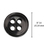 Botão de casear 10 mm Corozita 1201/16 preto c/ 144 un na internet