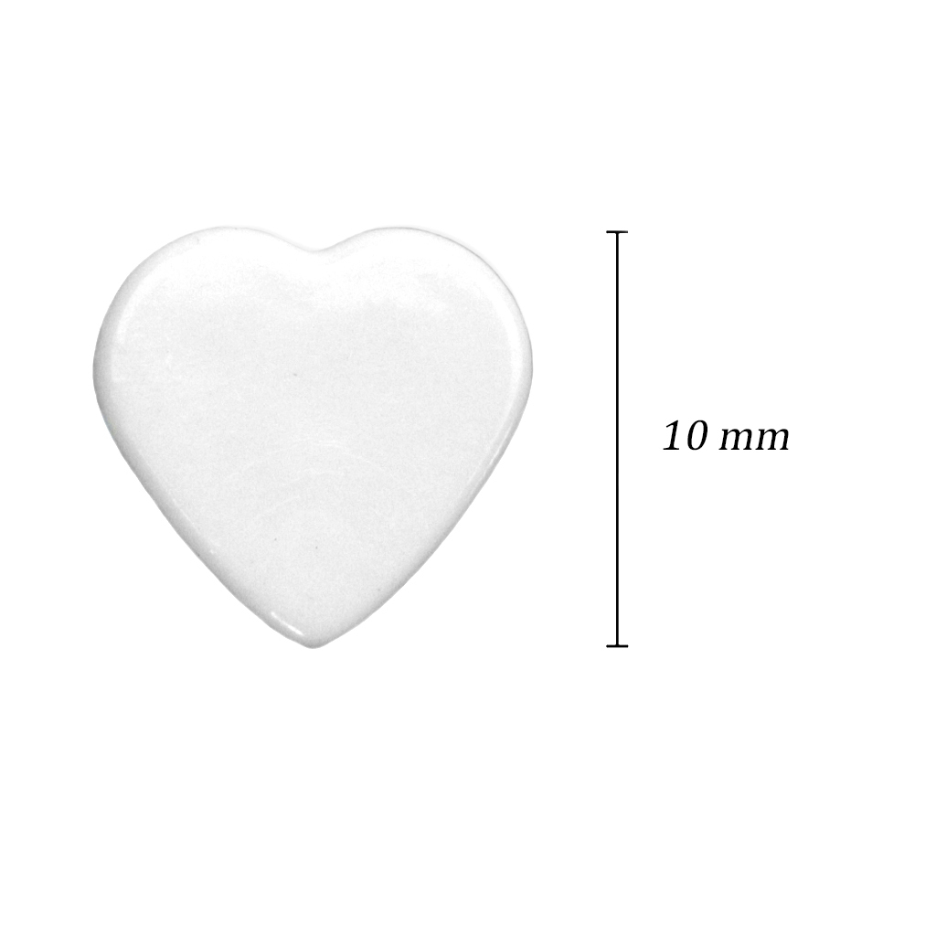 Botão de pressão plástico 10 mm Ritas 10 coração BCO c/ 200 un - comprar online