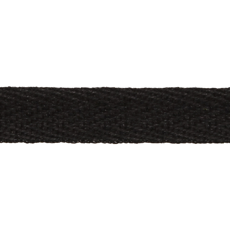 Cadarço de algodão 35 mm preto Haco 1055313/9 c/ 50 m