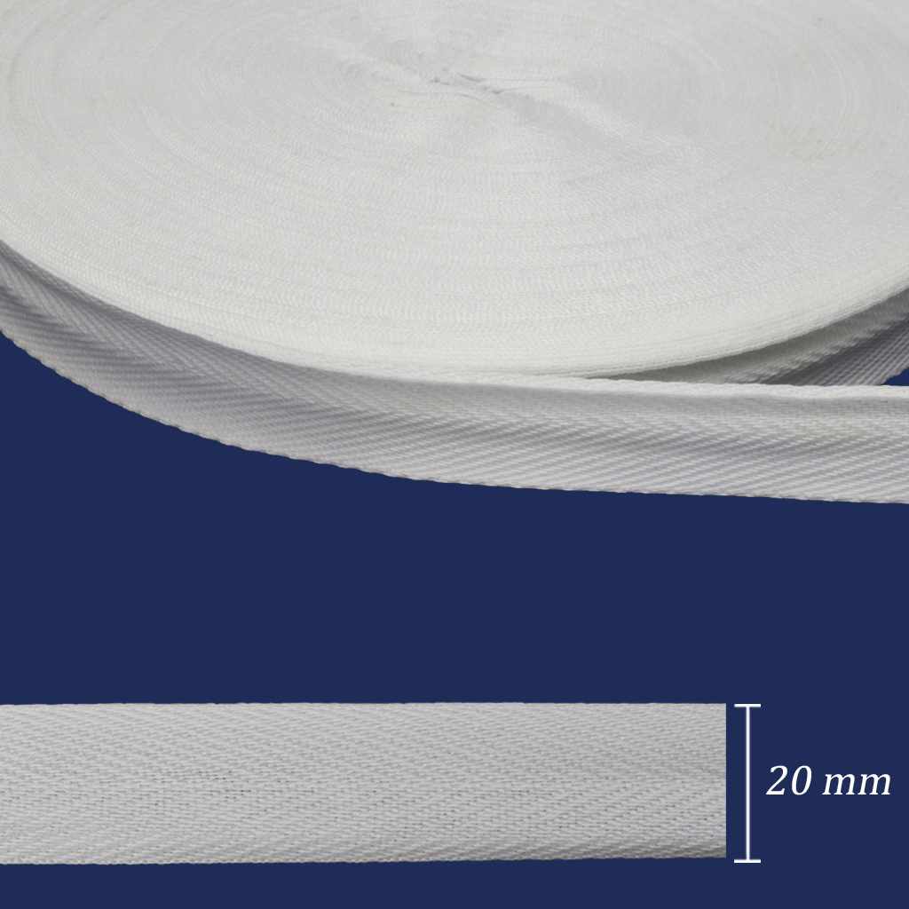 Cadarço misto 20 mm branco Cordex AT 20 c/ 50 m na internet