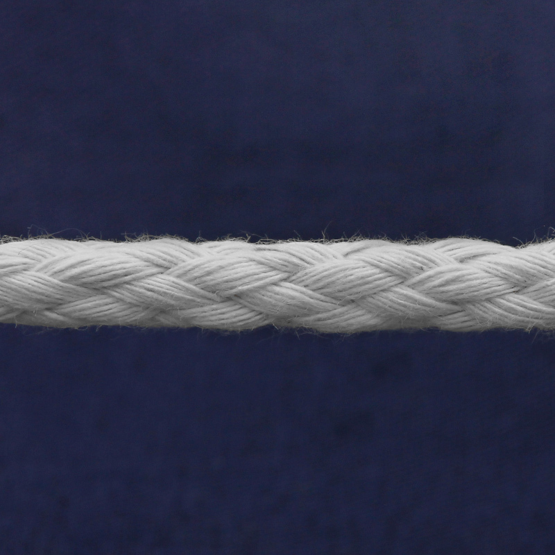 Cordão de algodão 08 mm branco Cordex A23 c/ 50 m