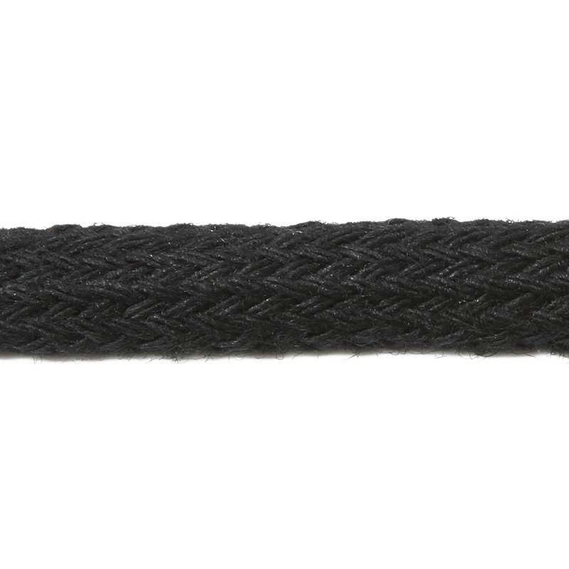 Cordão de algodão 05 mm preto Cordex A1 c/ 50 m