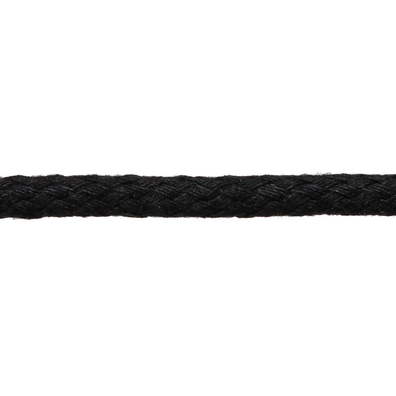 Cordão de algodão 05 mm preto Cordex A9 ESP c/ 50 m