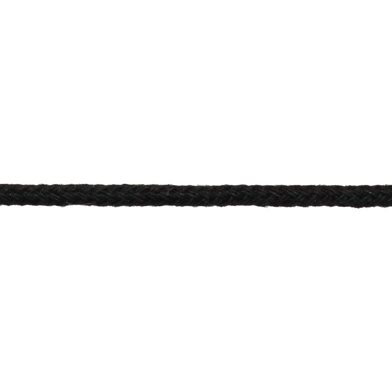 Cordão de algodão 03 mm preto Cordex A11 B c/ 200 m