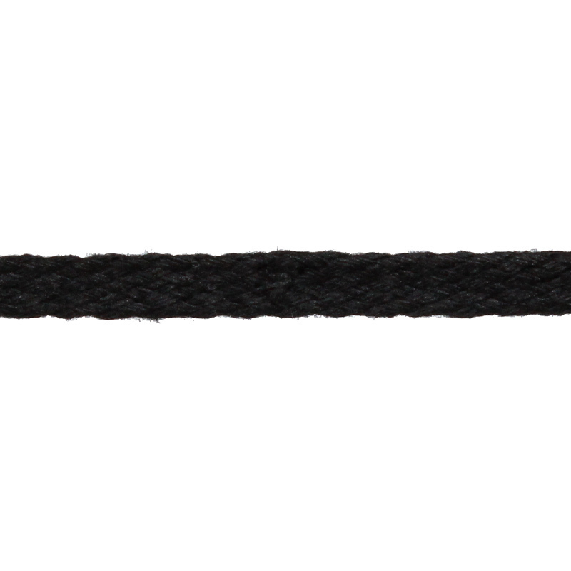 Cordão de algodão 05 mm preto Cordex A14 c/ 100 m