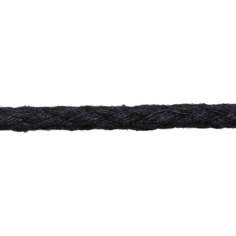 Cordão de algodão 04 mm preto Cordex A22 N c/ 50 m