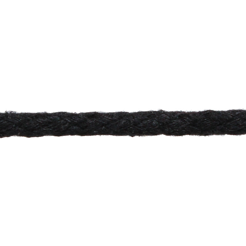 Cordão de algodão 05 mm preto Cordex A22 ESP c/ 50 m