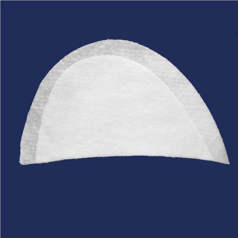 Ombreira de poliéster Pegorari 2.E.6 branca c/ 50 pares