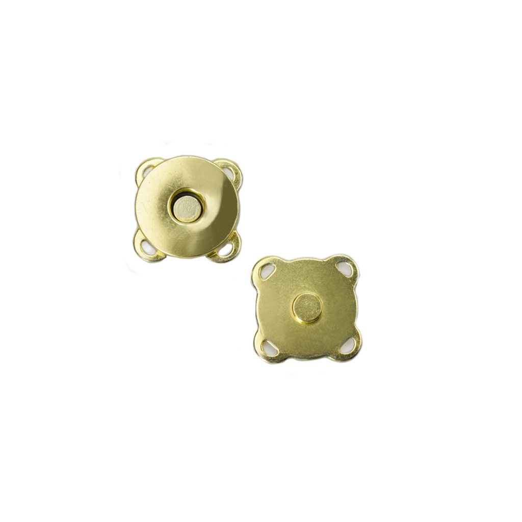 Botão magnético costurável 14 mm dourado Kasmaq JX14C-D c/ 10 un - comprar online