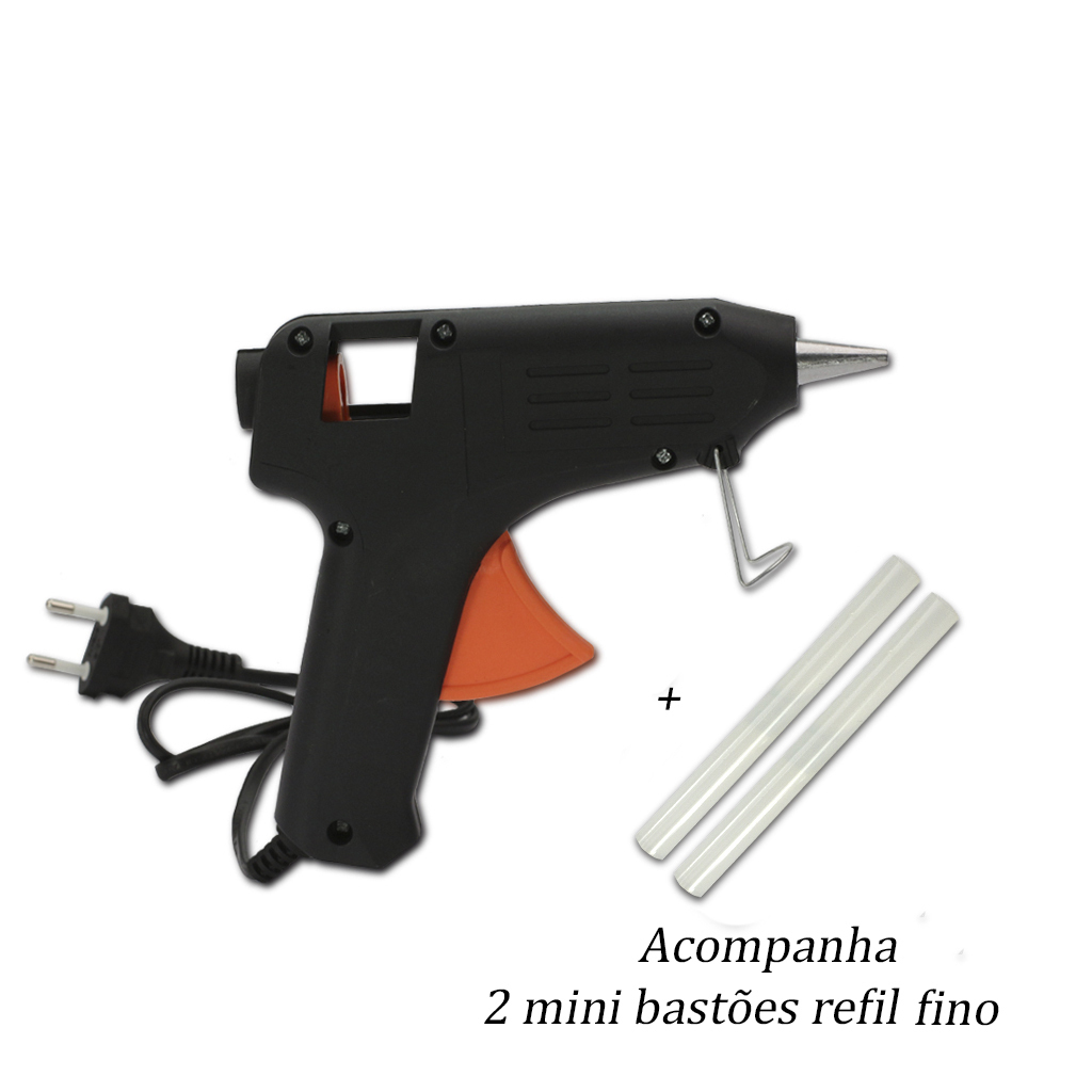 Pistola para cola quente pequena Kasmaq PT-102 c/ 1 un - comprar online