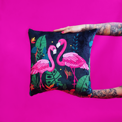 Cojín Flamingos - comprar online