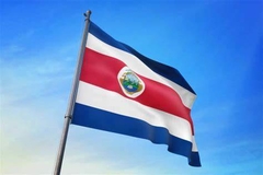 Bandeira de Costa Rica na internet