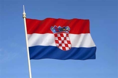 Bandeira da Croácia na internet