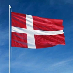 Bandeira da Dinamarca na internet