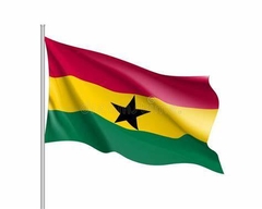 Bandeira de Gana na internet