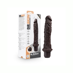 Dildo Vibrador Realista de Silicona - Dr. Skin Richard 9 Brown en internet