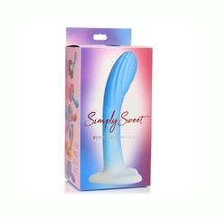 Dildo Consolador De Silicona Flexible - Simply Sweet Rippled - tienda en línea