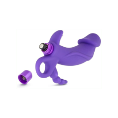 Vibrador Silicona Triple Estimulación - Luxe Venus Purple - Piccolo Boutique