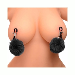 Pezoneras Con Pompón Black Bdsm - Charmed Nipple Clamps - comprar en línea