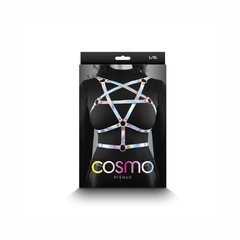 Pechera Bondage Pentagrama Ajustable Multicolor - Cosmo Risqué L/XL en internet